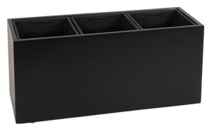 Dominica inkl. hjul og indsats Sort Mat