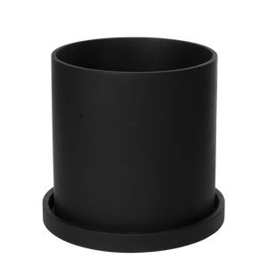 Ganesh Rockstone Sort uden underfad Ø8 H11,5