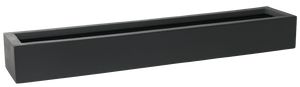Balcony Slim Low XL sort L80 B15 H9,5