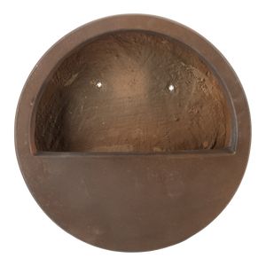 Wallhanger Circle Limestone Brun