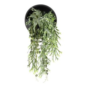 Wallhanger Sort Ø30 m/naturtro planter 