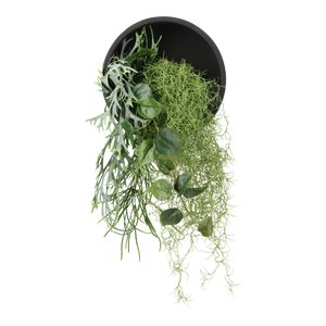 Wallhanger Sort Ø30 m/naturtro planter 