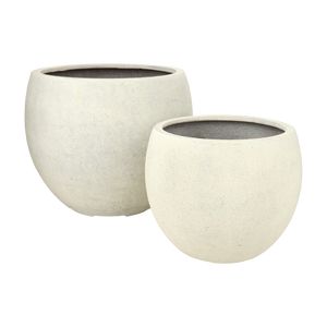 Couple Antique White Ø55 H46 