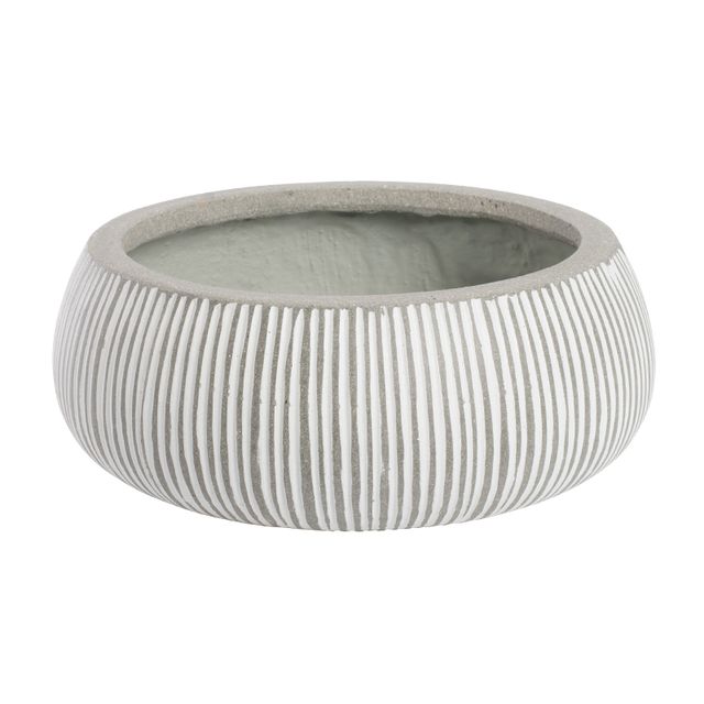 Bowl Groove Hvid Mat
