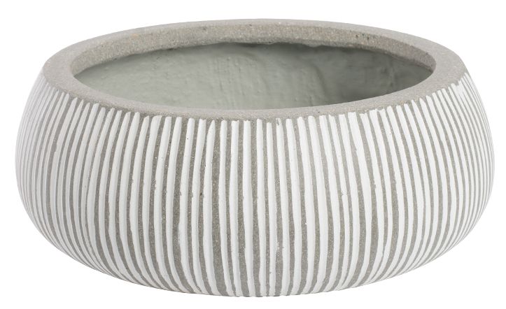 Bowl Groove Hvid Mat