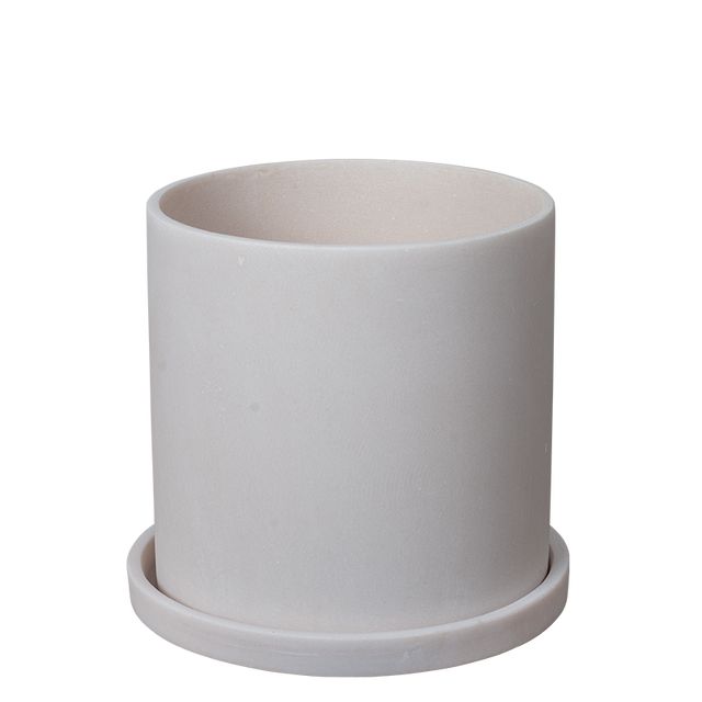 Ganesh Rockstone Hvid uden underfad Ø8 H11,5