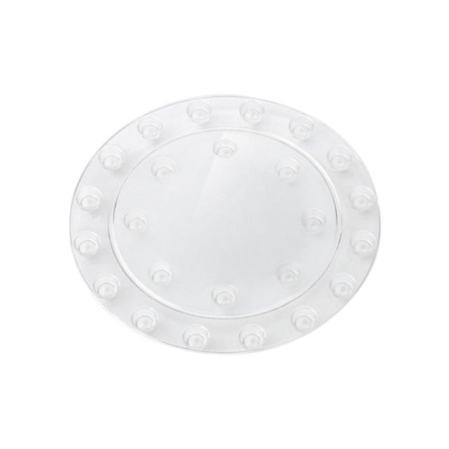 Plast Palet rund Transparent